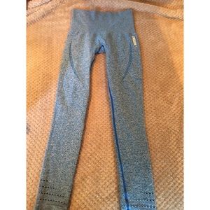 Blue Gymshark seamless leggings